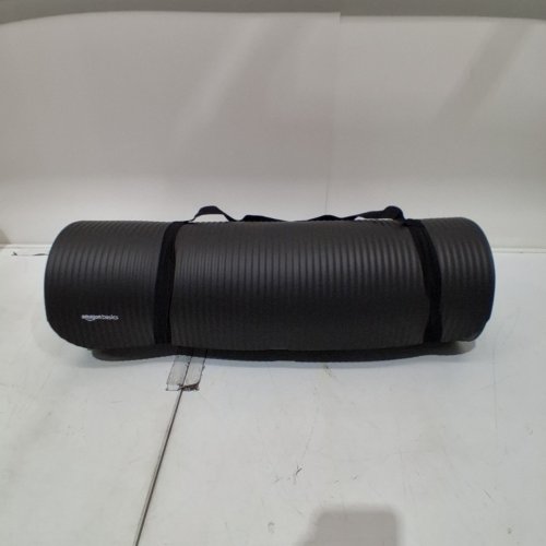 AMAZON BASICS YOGA/EXCERSISE MAT - 74'' X 24'' - BLACK image 2