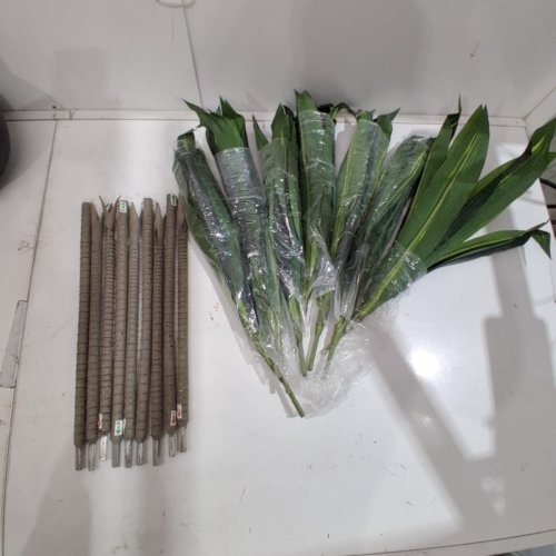 DECORATIVE ARTIFICIAL PLANT STEMS - GREEN/BROWN image 4