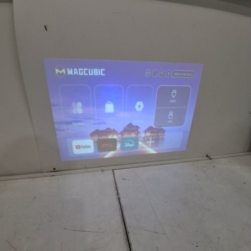 ALWTNIET PORTABLE SMART PROJECTOR BLUETOOTH, WIFI, & AUTO KEYSTONE CORRECTION - WHITE (MODEL: HY300PRO+) image 2