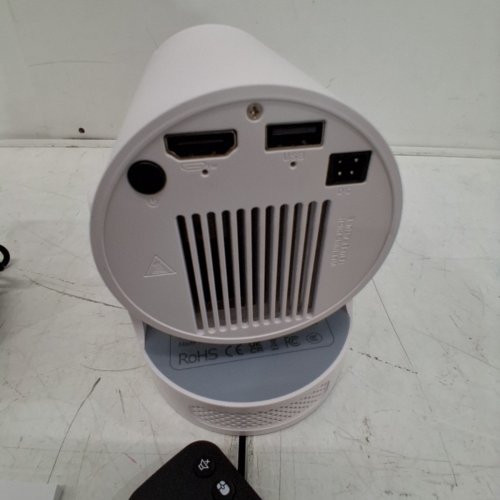 ALWTNIET PORTABLE SMART PROJECTOR BLUETOOTH, WIFI, & AUTO KEYSTONE CORRECTION - WHITE (MODEL: HY300PRO+) image 4