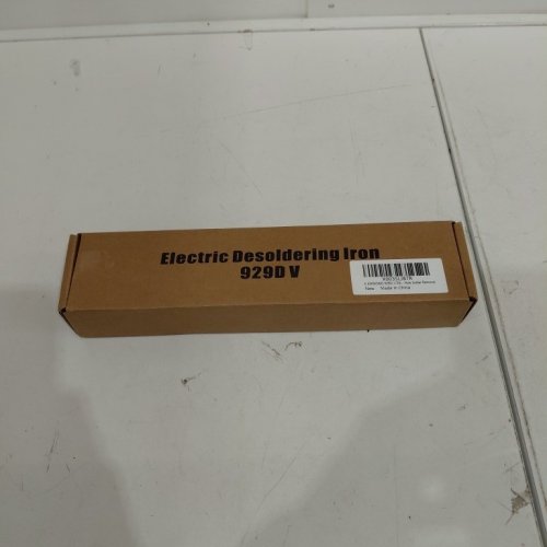 KERNOWO 2-IN-1 ELECTRIC DESOLDERING IRON AND SUCKER WITH WICK & CLEANING PIN - BLUE (MODEL: 929D-V) image 5