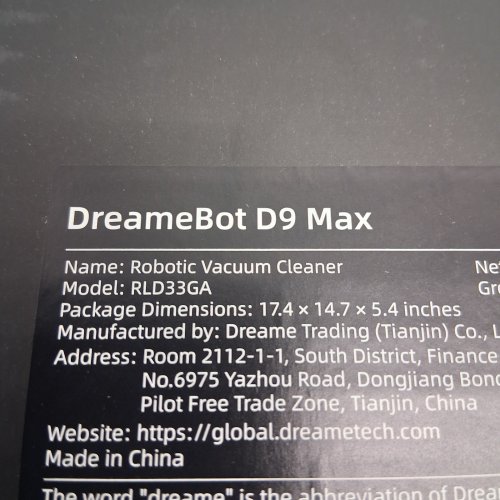 DREAME DREAMEBOT D9 MAX ROBOT VACUUM AND MOP COMBO - LIDAR NAVIGATION, 4000PA SUCTION - 150MIN RUNTIME - COMPATIBLE WITH ALEXA - BLACK (MODEL: RLD33GA) image 8
