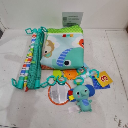 BRIGHT STARTS WILD WIGGLES NEWBORN & UP BABY ACTIVITY GYM - 31" X 31" X 18" - GREEN (MODEL: ‎16814) image 2
