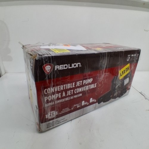RED LION PUMPWORKS PW-CJ50 CONVERTIBLE (SHALLOW OR DEEP WELL) JET PUMP - 115/230V, 1/2HP, 7.9GPM - BLACK (MODEL: 97090501, PW-CJ50) image 5