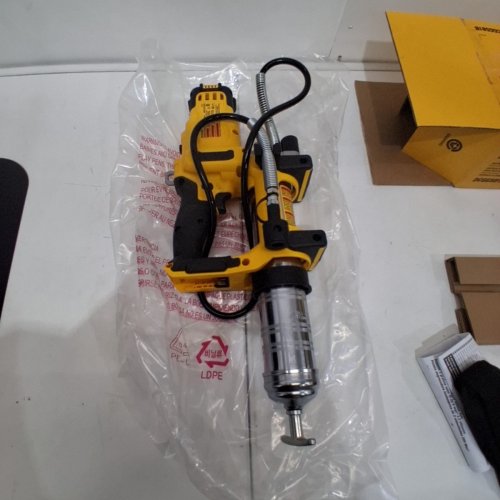 DEWALT CORDLESS VARIABLE SPEED GREASE GUN *TOOL ONLY* - 20V - 10000PSI - YELLOW (MODEL: DCGG581) image 5
