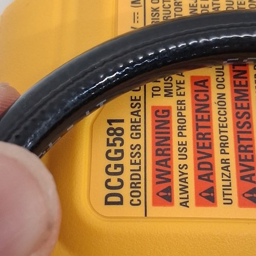 DEWALT CORDLESS VARIABLE SPEED GREASE GUN *TOOL ONLY* - 20V - 10000PSI - YELLOW (MODEL: DCGG581) image 6