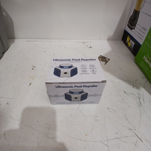ULTRASONIC PEST REPELLER - 1067 SQ. FT - WHITE AND BLUE image 2
