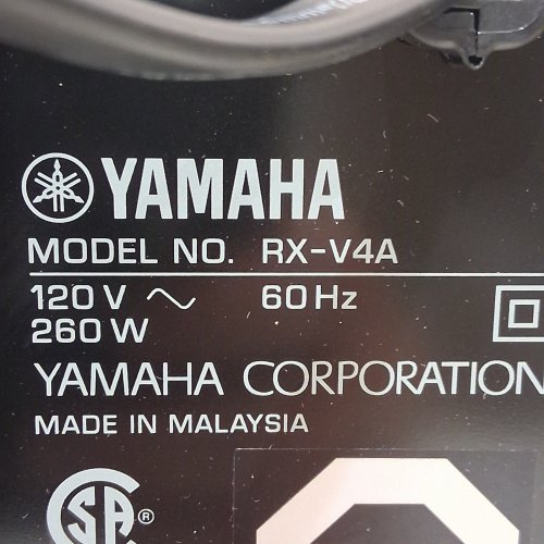 YAMAHA HOME THEATRE RECEIVER, 5.2 CHANNEL, 4K/120HZ CAPABLE, BUILT-IN BLUETOOTH, USB & WIFI, MUSICCAST AND ALEXA COMPATIBLE (MODEL: RX-V4A) image 8