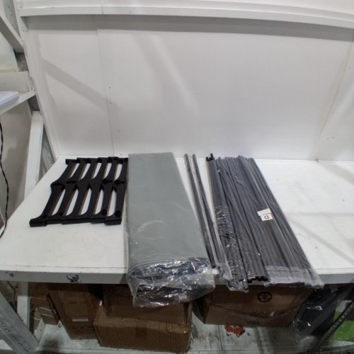 PORTABLE CLOSET /STORAGE ORGANIZER - GREY image 2