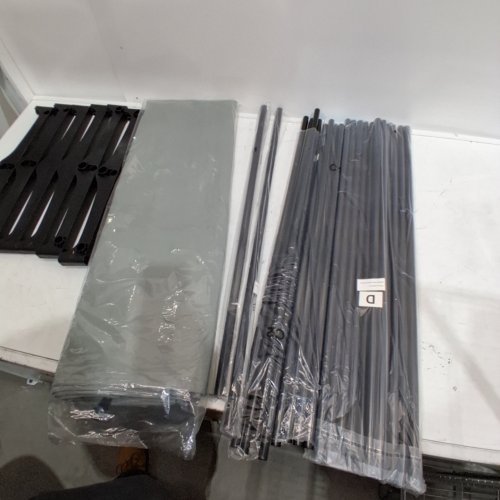 PORTABLE CLOSET /STORAGE ORGANIZER - GREY image 4