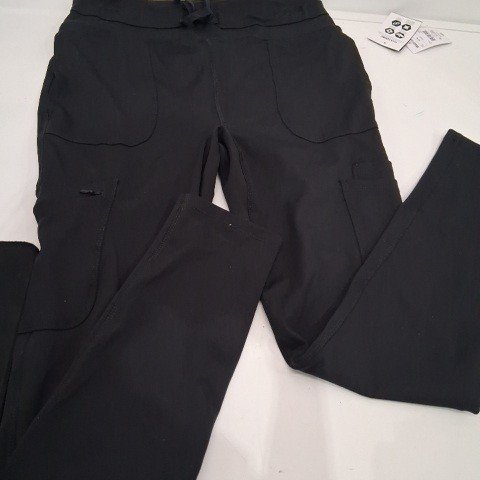 WOMEN'S FLEX SCRUBS LEGGINGS - MEDIUM - BLACK image 2