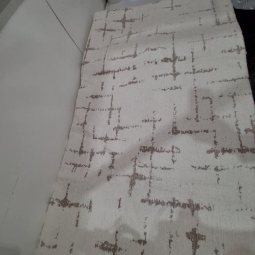 ENGIW TEXTURED TUFTED JACQUARD MODERN NON-SLIP, SOFT, WASHABLE LUXURY AREA RUG FOR LIVING ROOM, BEDROOM, DINING ROOM OR NURSERY - 8" X 10" - BEIGE (MODEL: 756383574705) image 3