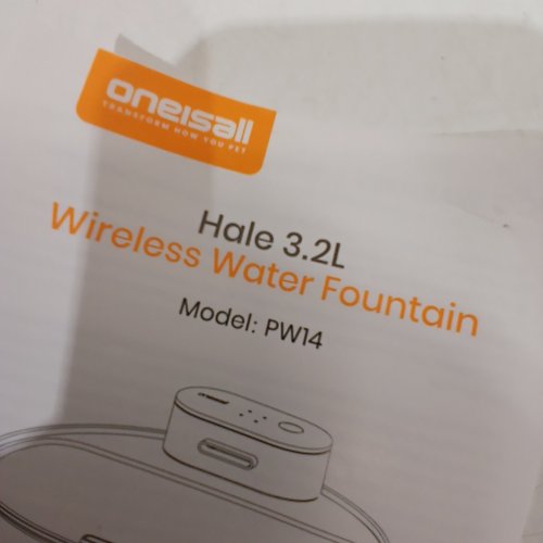 ONEISALL WIRELESS WATER FOUNTAIN - 3.2 L - STAINLESS STEEL (MODEL: PWI4) image 3