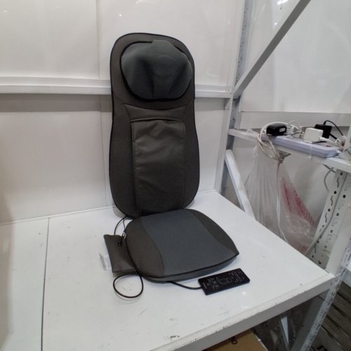SNAILAX SHIATSU HEATED NECK, SHOULDERS & FULL BACK ROLLING MASSAGER- GREY (MODEL: SL-233) image 3