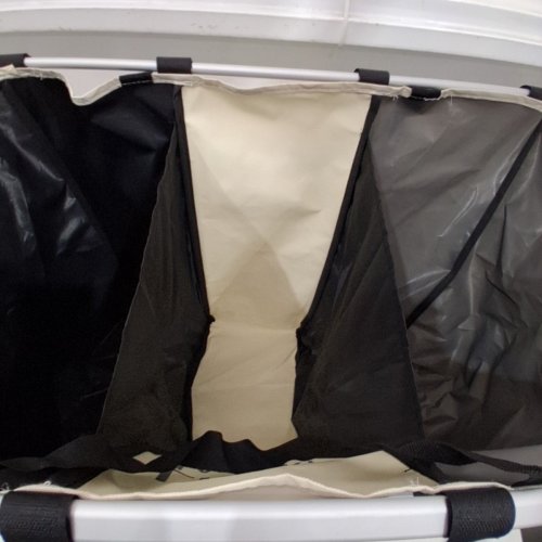 HOMEST LAUNDRY BASKET WITH 3 SECTIONS image 3