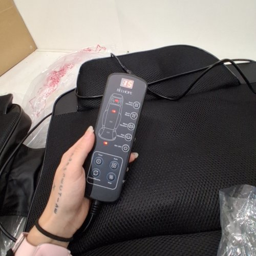 BELHOPE 5-IN-1 SHIATSU MASSAGER WITH HEAT & KNEADING FOR NECK / SHOULDER / BACK / WAIST & THIGHS - BLACK (MODEL: SJD-01) image 2