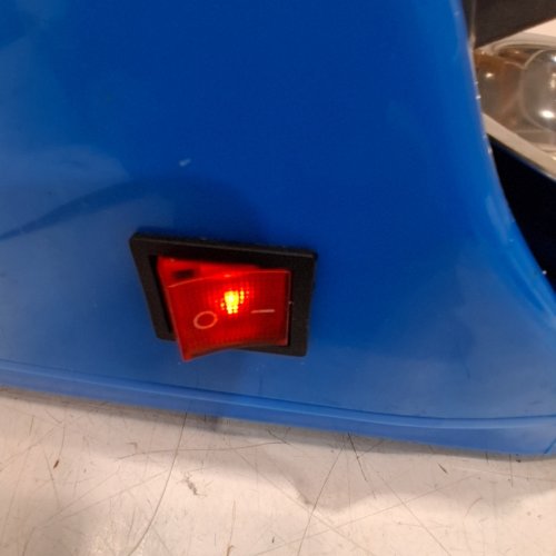 ELECTRIC ICE SHAVER CRUSHER PORTABLE STAINLESS STEEL SHAVED ICE MAKER - 220LBS/HR 2200RPM - BLUE image 2
