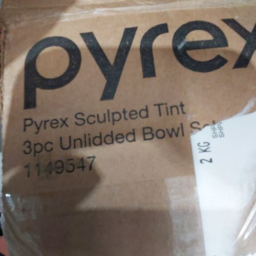3PC PYREX SCULPTED TINTED MIXING BOWL SET - ASSORTED (MODEL: 11495) image 2