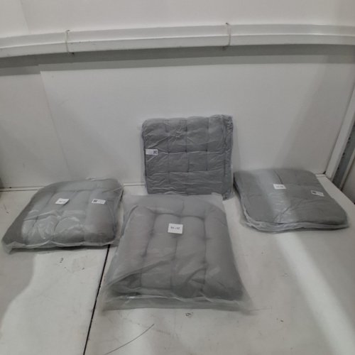 4PK OUTDOOR ADIRONDACK CHAIR CUSHIONS - 14" X 28" - GREY (MODEL: PJ03005-GY) image 2