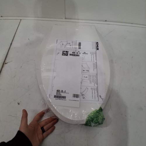 KOHLER CACHET ELONGATED TOILET SEAT - FITS BOWLS 18-5/8" - CREAM WHITE (MODEL: 4636-RL-0) image 2
