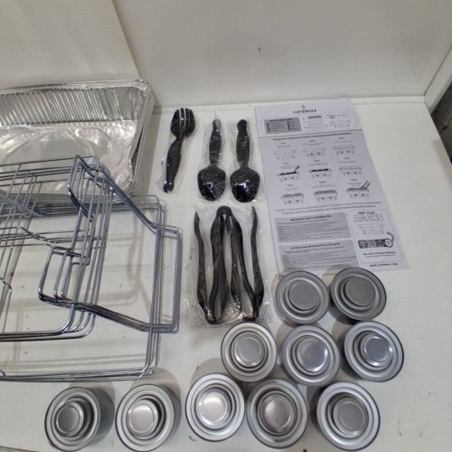 51PC CATERPAX DISPOSABLE CHAFING DISH BUFFET SET image 3