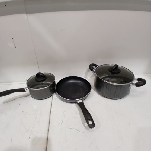 5PC OSTER NONSTICK COOKWARE SET - BLACK - (MODEL: ‎ 82931.07) image 2