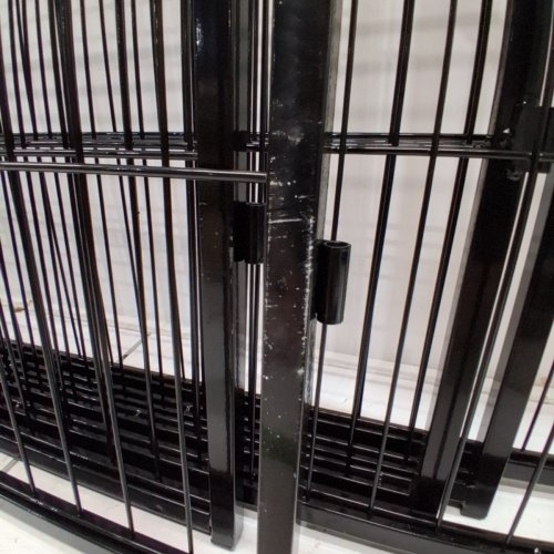 BESTPET 8-PANEL HEAVY DUTY OUTDOOR PET PLAYPEN - 40" - BLACK (MODEL: HP4032-8-BLACK) image 2