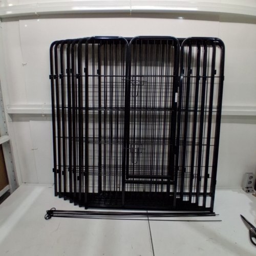 BESTPET 8-PANEL HEAVY DUTY OUTDOOR PET PLAYPEN - 40" - BLACK (MODEL: HP4032-8-BLACK) image 5