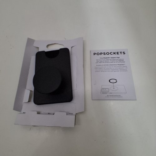 POPSOCKETS POPWALLET+ MAGSAFE CARD HOLDER AND PHONE GRIP - BLACK image 2