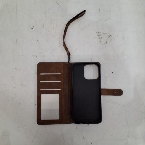 ZIPPER WALLET PHONE CASE - IPHONE 15 PRO MAX - BROWN image 3
