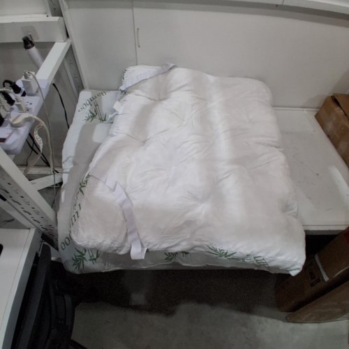 BAMBOO MATTRESS TOPPER COOLING EXTRA THICK BREATHABLE MATTRESS PAD - TWIN- WHITE image 2