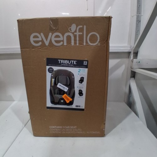 EVENFLO TRIBUTE LX CONVERTIBLE CAR SEAT - 40LBS CAP - SATURN GREY (MODEL: 38111190C) image 5