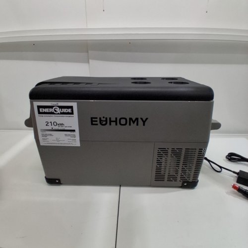 EUHOMY CAR ELECTRIC REFRIGERATOR COOLER WITH APP CONTROL - 32QT - 12V - GREY (MODEL: CF001-35GR-CAEH)) image 3