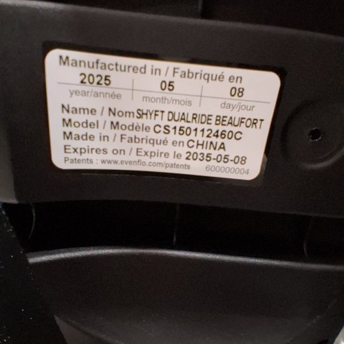 EVENFLO 3-IN-1 SHYFT DUALRIDE INFANT CAR SEAT AND STROLLER COMBO - BEAUFORT/BLACK (MODEL: CS150112460C) image 2