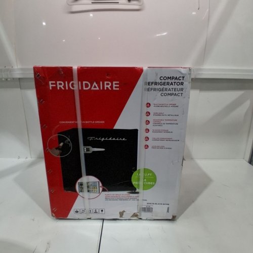 FRIGIDAIRE RETRO STYLE COMPACT MINI FRIDGE - 1.6CU.FT - BLACK (MODEL: EFR176-BLACK_AMZ) image 2