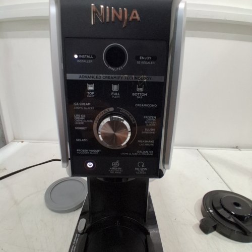 NINJA CREAMI DELUXE 11-IN-1 DIGITAL FROZEN TREAT MAKER - MAKES 24OZ PINTS - SILVER (MODEL: NC501C) image 2