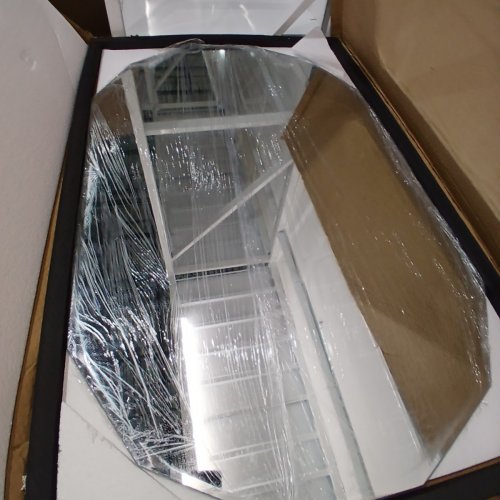 GLASHOM FRAMELESS BATHROOM MIRROR VERTICAL OR HORIZONTAL - 30" X 48" image 3