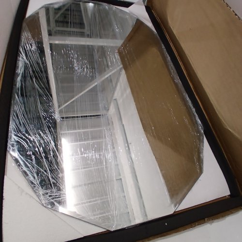 GLASHOM FRAMELESS BATHROOM MIRROR VERTICAL OR HORIZONTAL - 30" X 48" image 4