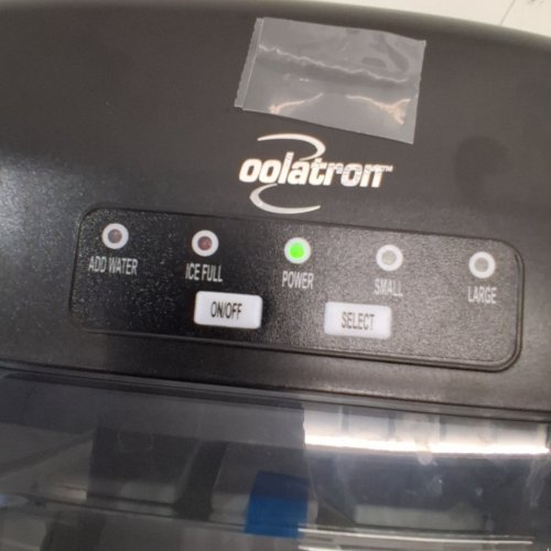 KOOLATRON COUNTERTOP ICE MAKER/MACHINE - 26LBS - STAINLESS/BLACK - (MODEL: KIM26-SS) image 2