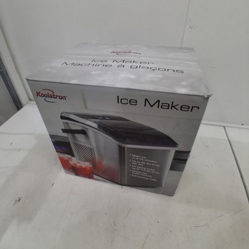 KOOLATRON COUNTERTOP ICE MAKER/MACHINE - 26LBS - STAINLESS/BLACK - (MODEL: KIM26-SS) image 5