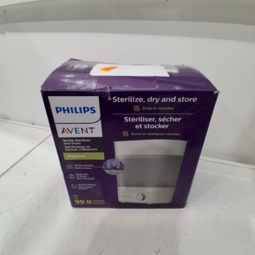 PHILIPS AVENT PREMIUM BOTTLE STERILIZER & DRYER - WHITE (MODEL: SCF293/00) image 7