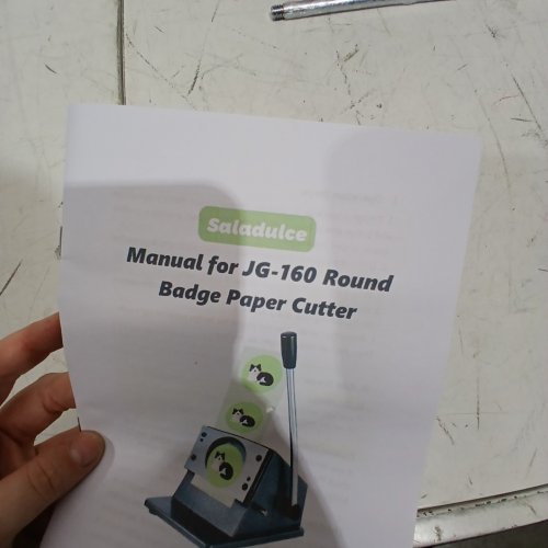 PROFESSIONAL ROUND BUTTON PAPER CUTTER - 32MM - BLACK image 2