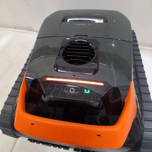 GOSVOR 4-IN-1 POOL ROBOT VACUUM - UPTO 200MIN RUNTIME, DOUBLE FILTRATION, SMART NAVIGATION AND APP - FOR POOLS UPTO 2153SQ.FT - BLACK/ORANGE - (MODEL: LITEVAC G1) image 3