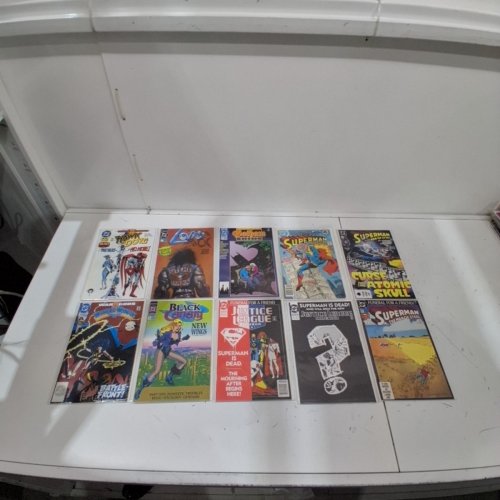 10 ASSTD DC COMIC BOOKS - WONDER WOMAN #59, BLACK CANARY #1, JUSTICE LEAGUE #70, JUSTICE LEAGUE OF AMERICA #71, SUPERMAN: THE MAN OF STEEL #5, #21, SUPERMAN #335, HAWK AND DOVE #28, LOBO'S BACK #1, BATMAN: GOTHAM NIGHTS #3 - VARIOUS AUTHORS image 2