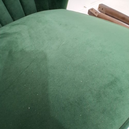 GARVEE VELVET LIVING ROOM ACCENT CHAIR - 300 LBS MAX - GREEN (MODEL: PHK_33NKEME6) image 4