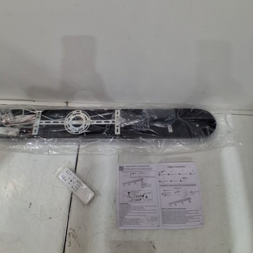 TRACK CEILING LIGHTING FIXTURE WITH SPOTLIGHTS AND REMOTE-CONTROL - 41" - BLACK image 3