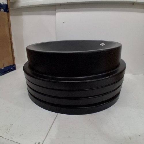 4PK CARLISLE BRONCO FUNNEL LID - FOR 32GAL BINS/CONTAINERS - BLACK (MODEL: 34103503) image 5