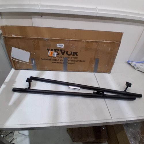 WALL MOUNTED METAL HANDRAIL -7.4FT - BLACK image 2