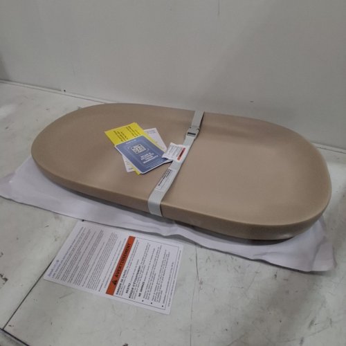 JOOLBABY WATERPROOF BABY CHANGING PAD WITH SAFETY STRAP - 30.8" X 15.75" - OATMEAL (MODEL: DP-CPAD-2-OT) image 2