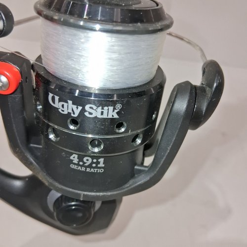 UGLY STIK TRIGGER SPINNING COMBO FISHING ROD WITH REEL - 5FT - BLACK/MULTICOLORED (MSSPKIT502L) image 6